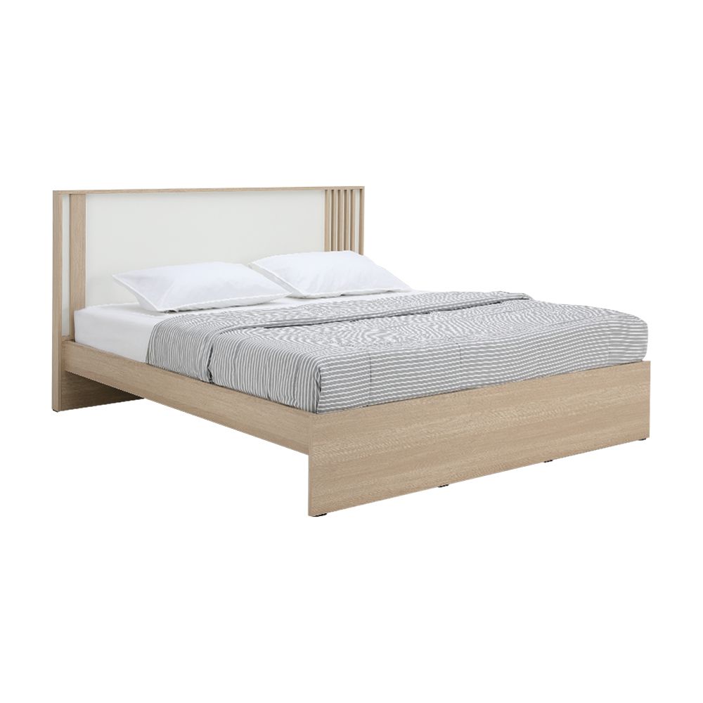 Giường Ngủ Gỗ Công Nghiệp VARA Màu Gỗ