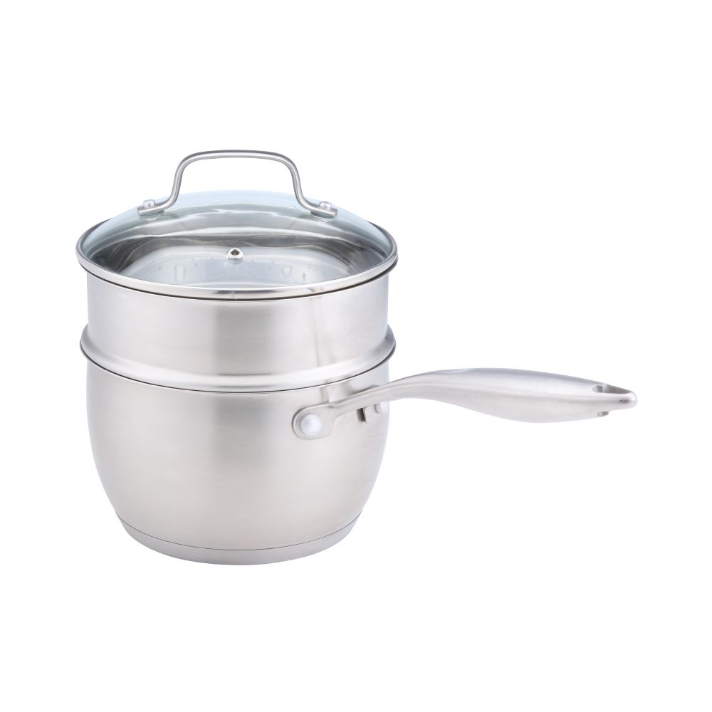 Bộ Nồi Bếp Từ Thép NORMINA Màu Bạc