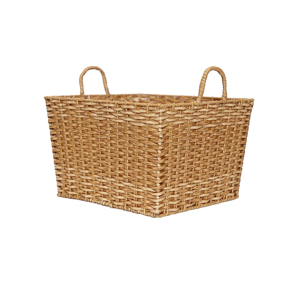 Giỏ Đựng Đồ Nhựa PE BASTA-NEW Màu Gỗ