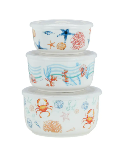 Bộ Hộp Đựng Thực Phẩm Sứ ANDALIE Nhiều Màu