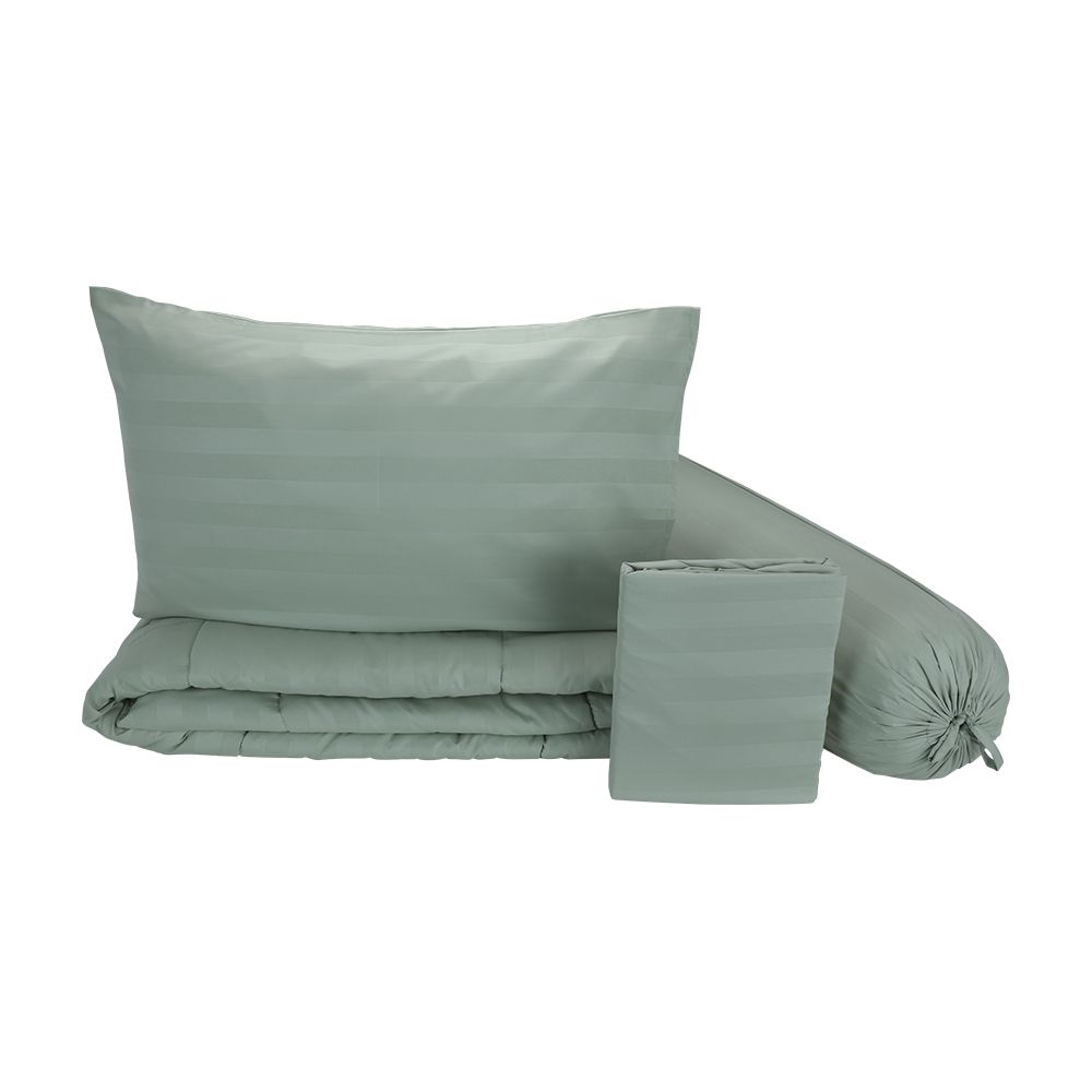 Bộ Ga Polyester EMS-EMLINNY Màu Xanh Lá