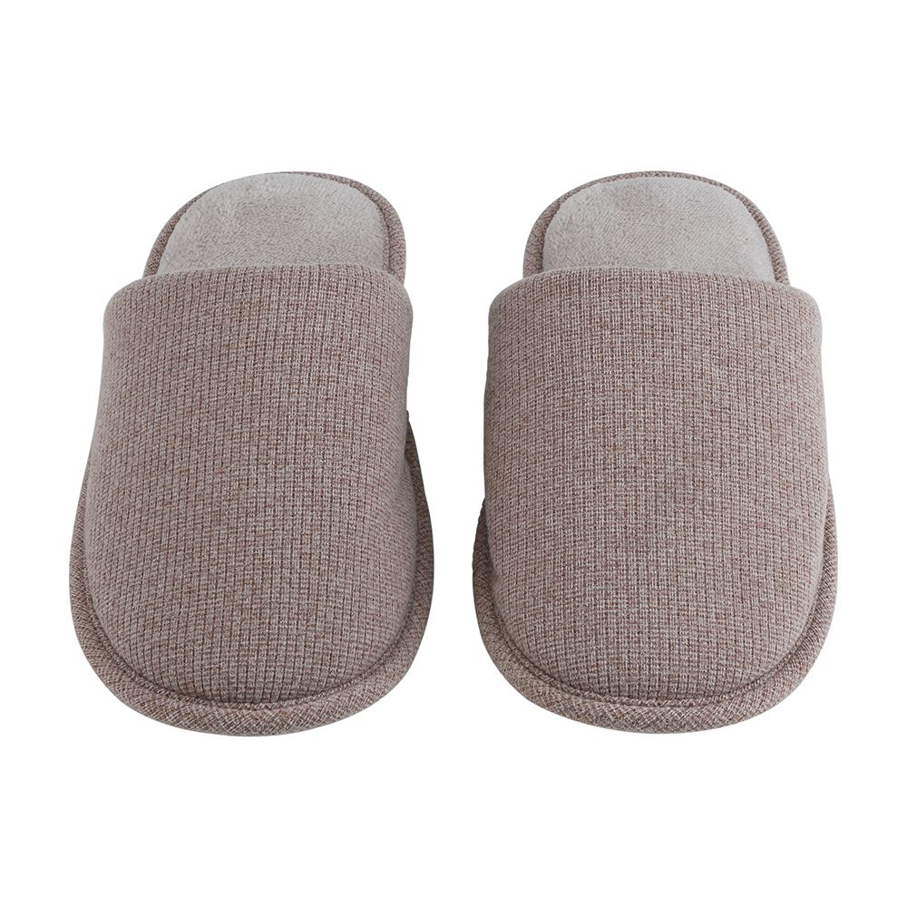 Dép Đi Trong Nhà Vải Thun ALAN Màu Nâu Sẫm