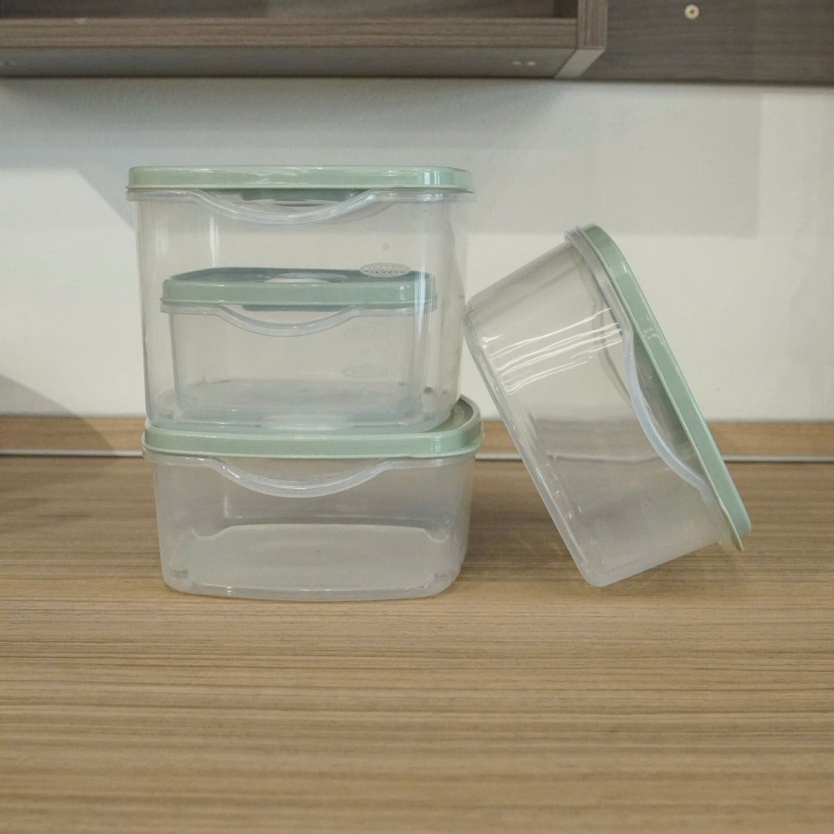 Bộ Hộp Đựng Thực Phẩm Nhựa PP K-BOXA Màu Xanh Lá