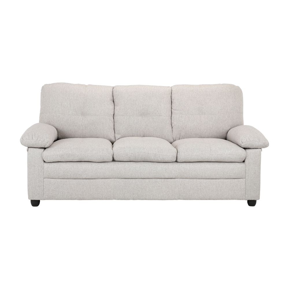 Ảnh chụp chính diện của Sofa Băng Polyester AUGUSTA Màu Nâu