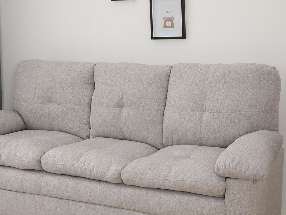 Ảnh chụp cận của Sofa Băng Polyester AUGUSTA Màu Nâu