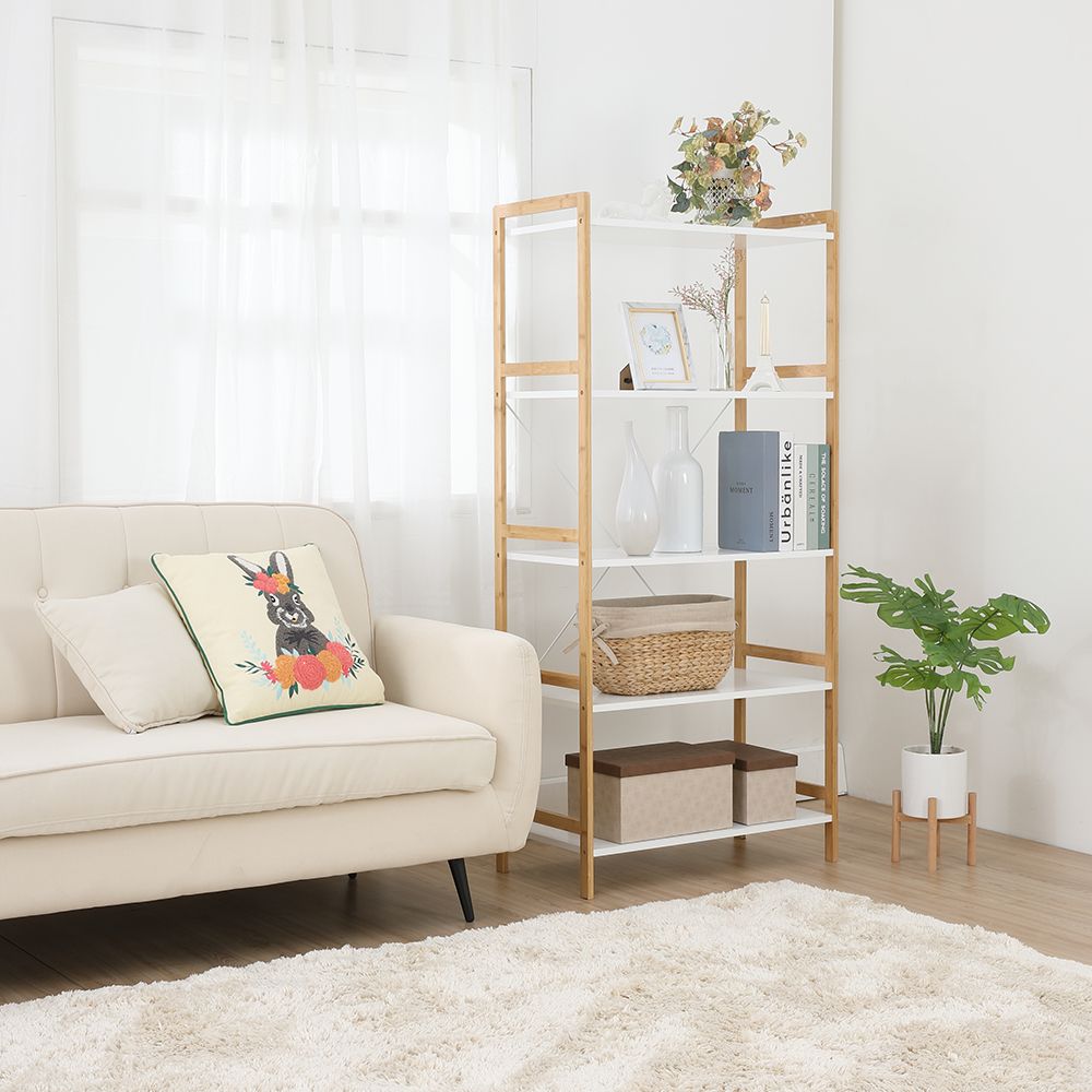 Kệ Đa Năng 5 Tầng Gỗ MDF BETTER Màu Trắng