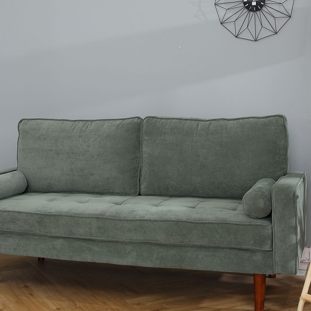 Ảnh thực tế của Sofa Băng Vải Dệt COLEY Màu Xanh Lá