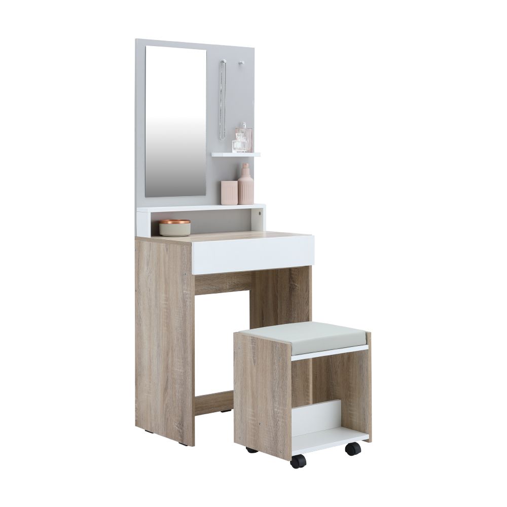 Bàn Trang Điểm Gỗ Công Nghiệp MINIO Màu Gỗ Tự Nhiên