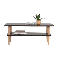 Bàn Cà Phê Gỗ MDF SKAGEN Màu Nâu Hình Chữ Nhật