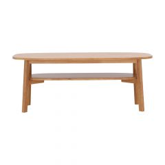 Bàn Cà Phê Gỗ Cao Su WASABI Màu Gỗ W120xD55xH46Cm