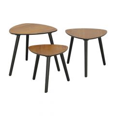 SORA Engineered Wood Coffee Table Natural Wood Color W50xD50xH45 Cm