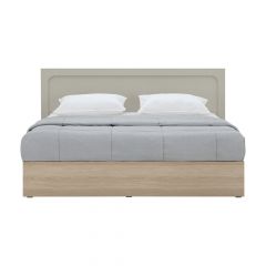 Giường Ngủ Gỗ Công Nghiệp MELBOURNE Màu Sa Thạch 6Ft (W202.9xD208.5Cm)