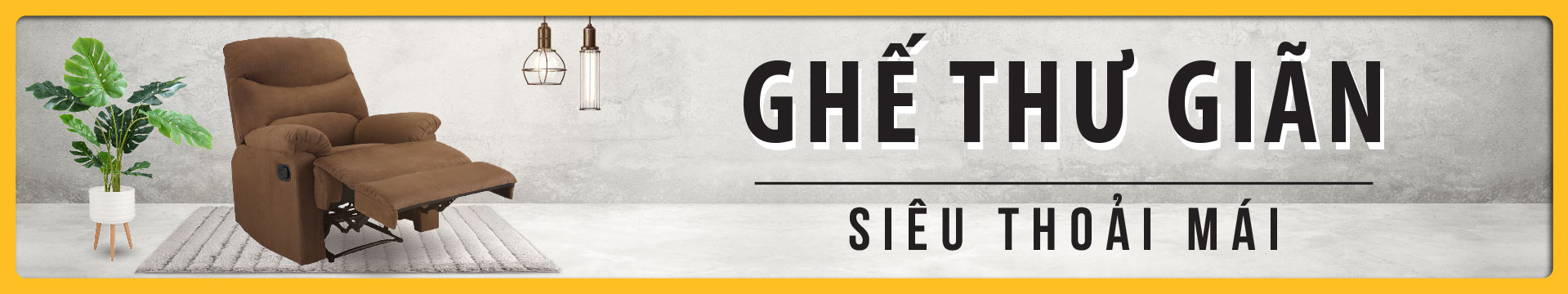 Ghế thư giản - siêu thoải mái