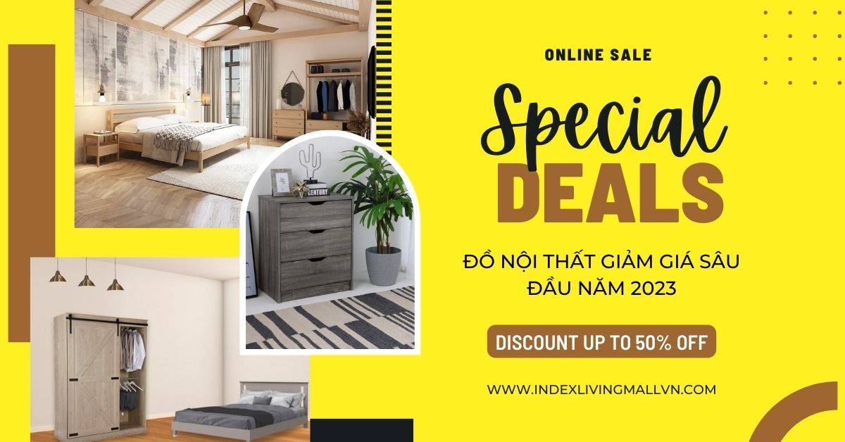 Đồ nội thất giảm giá đầu năm 2023