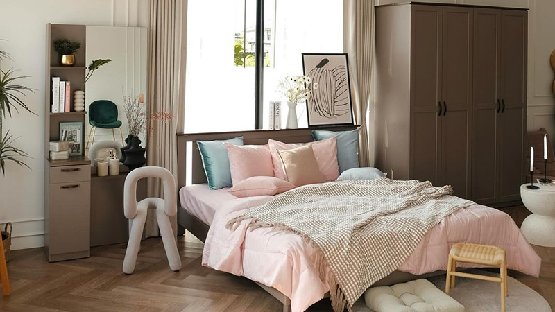bộ nội thất phòng ngủ Rome - quà tặng 8/3 cho mẹ